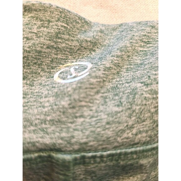 Spalding Women's Green Crop Legging Workout Pants size Large mid-rise - Picture 7 of 8